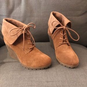 Mia Booties Faux Suede